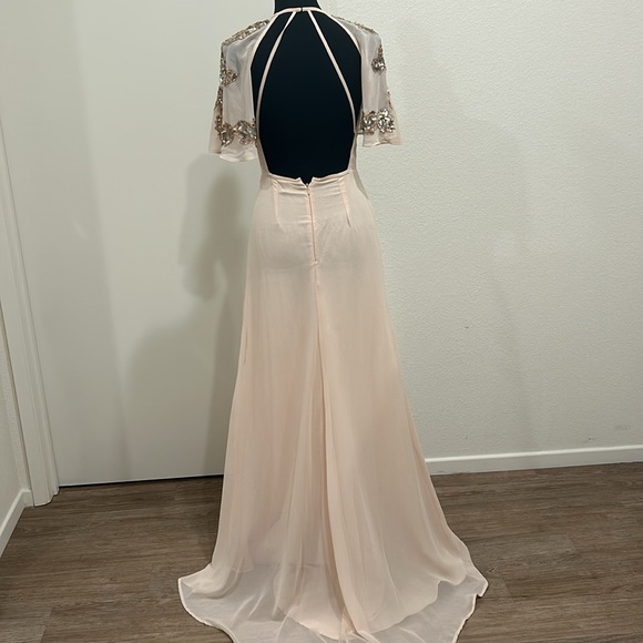 ASOS Floral Embellished Flutter
Sleeve Maxi Dress | - Picture 3 of 8